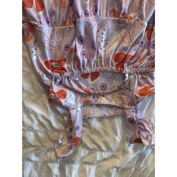 Do Your Thing Spring Ruffle Maxi Dress by Mila & Rose Size 2T Toddler Floral 65 - Picture 6 of 9